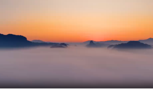 视频 | 飞天山景区雾锁万峰 烟波浩渺美若仙境