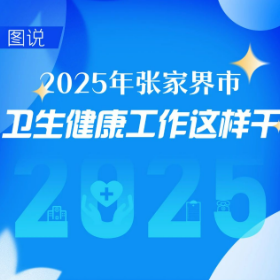 图说 | 2025年张家界市卫生健康工作这样干