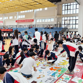 嘉禾六中“趣味活动”助力高考生减压