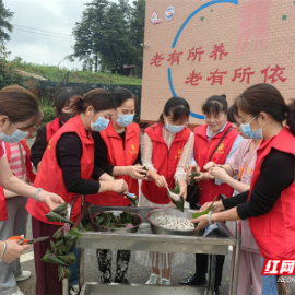 “粽香端午 爱老同行”志愿者走进桂阳县中心敬老院开展慰问活动