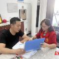 北湖区下湄桥街道司马洞社区开展优化营商环境宣传活动