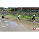 永兴县便江街道应急志愿队：灾后清淤清障，我们在行动