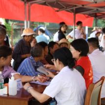 桂东县沙田镇：健康下乡暖民心