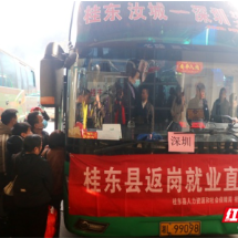 五年输送9403人！ 桂东“返岗直通车”载着希望再出发