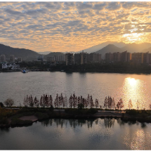 视频 | 资兴市东江湾：冬日暖阳映红一湾碧水