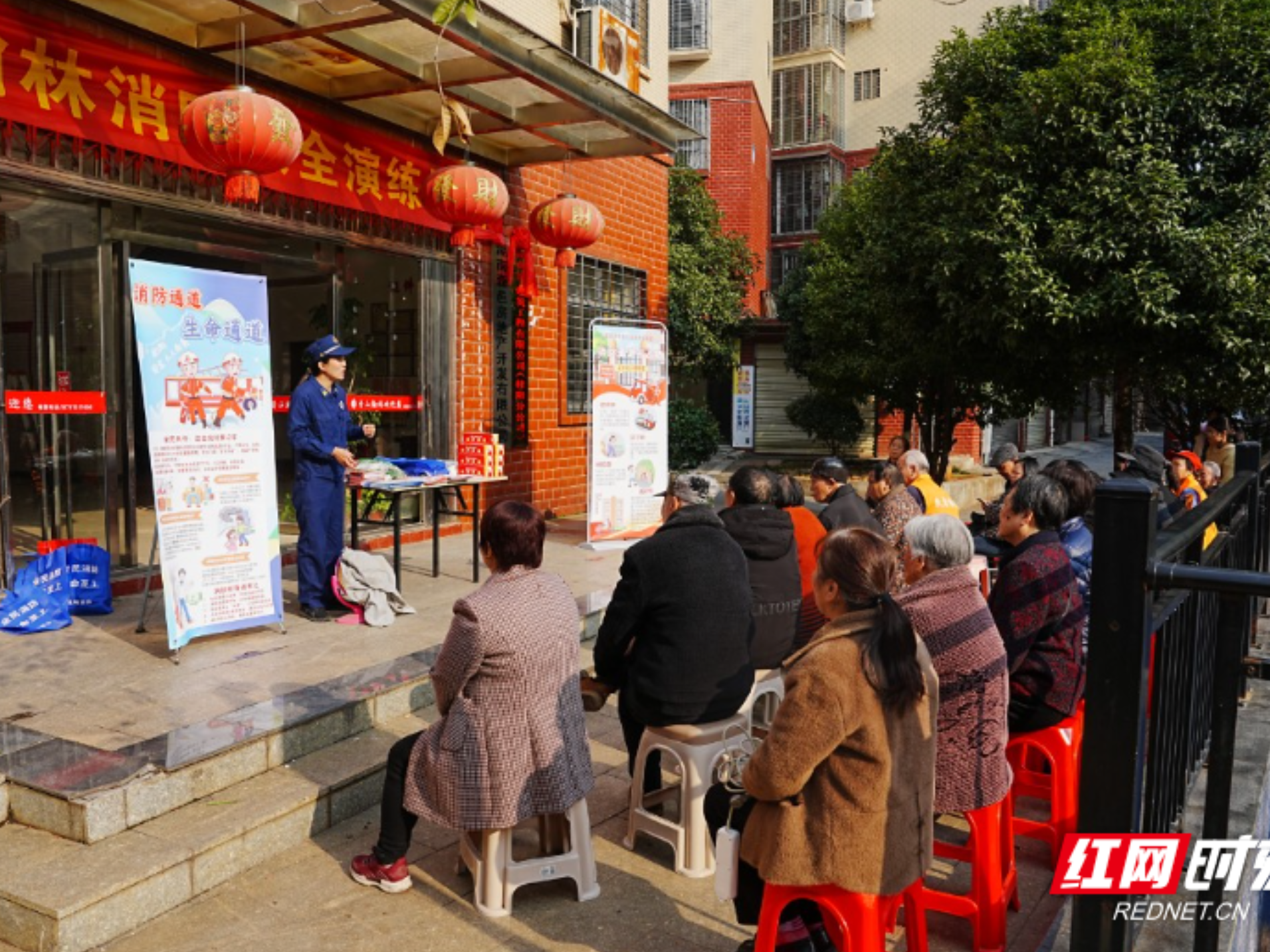 桂阳县：消防宣传进社区   筑牢安全“防护网”