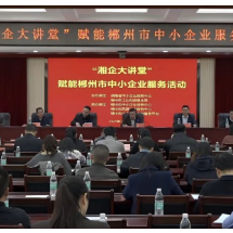 “湘企大讲堂”赋能郴州中小企业，聚焦战略解码与经营增长