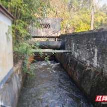 汝城县龙虎洞灌区冬水验渠跑得欢