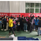 汝城：健康宣传进园区 关爱职工暖人心