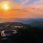 视频 | 桂阳：宝山大铜钱与夕阳相辉映 现奇妙景观