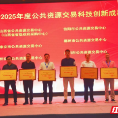 郴州市公共资源交易中心喜获“2024-2025年度科技创新成果奖”