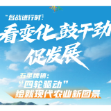 督战进行时丨看变化 鼓干劲 促发展  苏仙区五里牌镇：“四轮驱动”绘就现代农业新图景