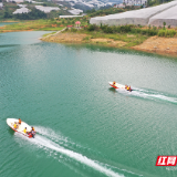 资兴市清江镇开展水上应急救援演练