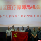 北湖区医疗保障局机关支部开展“光影铸魂”电影党课主题党日活动