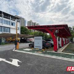 汝城县：新桩落地 点亮城乡绿色出行