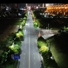 苏仙城东“颜值”提升 中国结灯点亮夜色