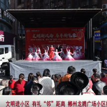 文明进小区 有礼“邻”距离 郴州龙腾广场小区掀起文明新风