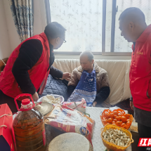 临武县南岸村：严寒冰雪中的那一抹抹“暖阳”