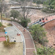 宜章县:焕新东升湖公园 守护春节游园安全