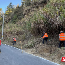 桂东寨前：马上行动优环境  美化乡村庆新春