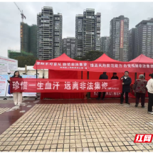 中国银行桂阳支行开展2026年春节防范非法集资宣传活动