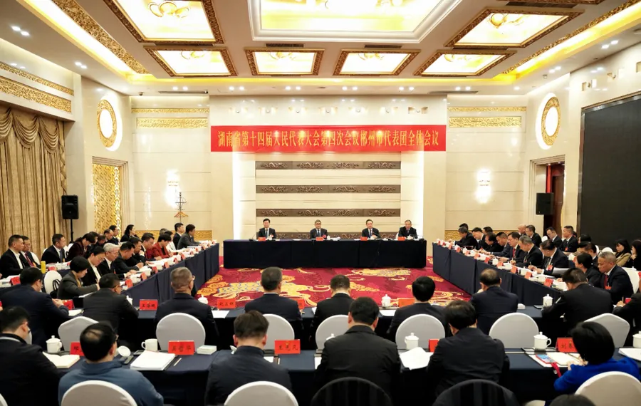 郴州代表团举行第三次全体会议