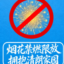 海报 | 烟花禁燃限放 拥抱清朗家园