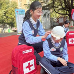 关爱生命 “救”在身边丨雨花区设立校园红十字救护站