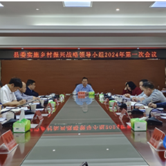 蓝山：县委实施乡村振兴战略领导小组2024年第一次会议召开