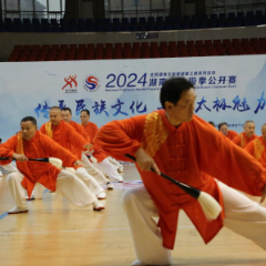 2024年湖南省太极拳公开赛在永州体育馆开赛