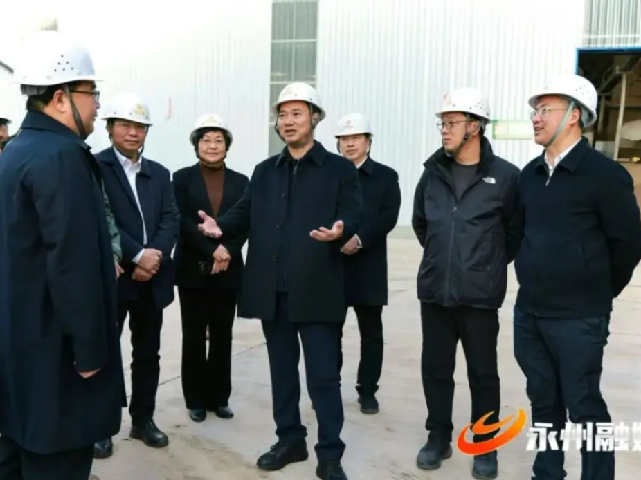 永州丨朱洪武调研静脉产业园工作
