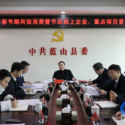 蓝山县召开2026年春节期间促消费暨节后规上企业、重点项目复工复产调度会
