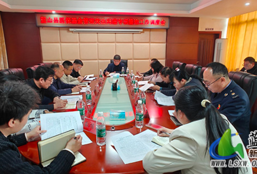 蓝山县召开医保基金管理突出问题专项整治工作调度会