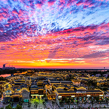 益阳这条古巷的晚霞，把中国画搬进了现实