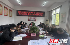 湘西州投资促进事务中心党支部召开组织生活会暨民主评议和换届选举党员大会