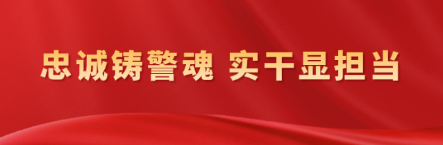 专栏 | 忠诚铸警魂 实干显担当