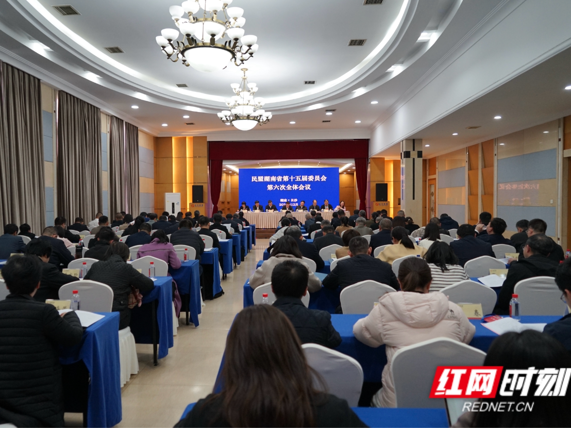 民盟湖南省委会十五届六次全会开幕 何寄华出席