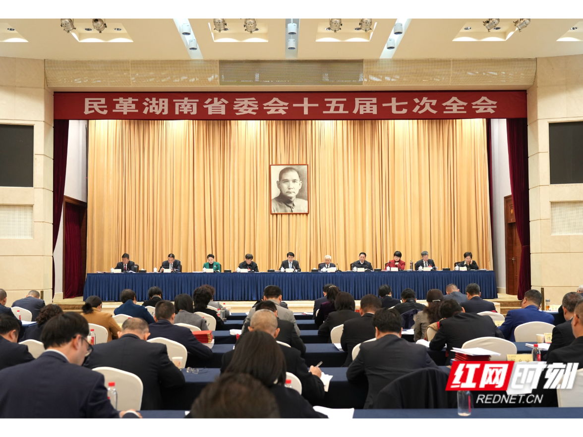 民革湖南省委会十五届七次全会召开 蒋涤非出席