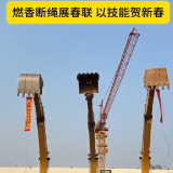 硬核贺岁！三一职院学子用挖掘机巧挂春联迎新春