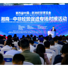 湘商—中非经贸促进专场对接活动举行 赋能中非投资与贸易便利化