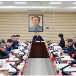 毛万春在省贸促会宣讲调研