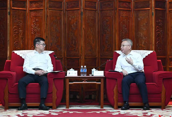 沈晓明与中国进出口银行董事长陈怀宇一行会谈