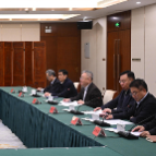 沈晓明与中国科协党组书记贺军科一行会谈