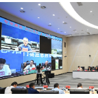 沈晓明在省应急指挥中心调度常德市防汛救灾工作