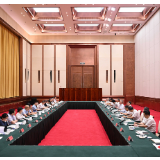 沈晓明毛伟明与复旦大学党委书记裘新、校长金力一行会谈