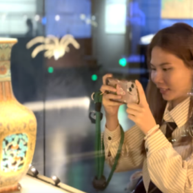 “洋学生”中国说｜印尼留学生打卡北京大运河博物馆：“科技让博物馆体验更沉浸”