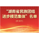 湖南省民族团结进步模范集体和模范个人全名单来了