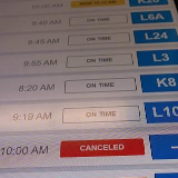 全美9日航班取消量超2000架次 延误航班超7000架次