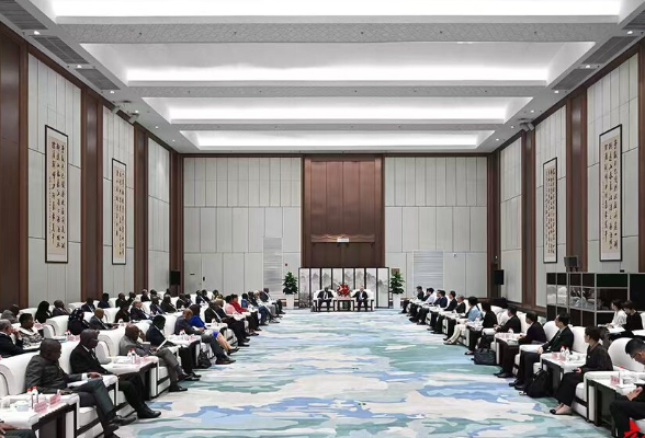 沈晓明会见非洲驻华使节代表团