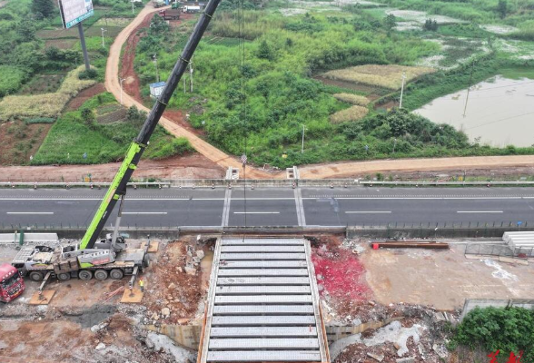 湖南首个高速公路“四改八”项目取得新进展